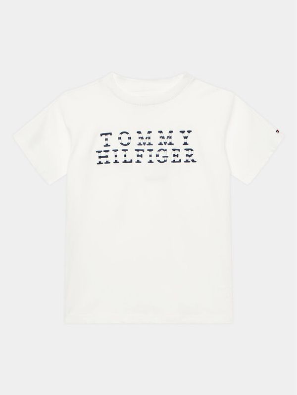 Tommy Hilfiger Tommy Hilfiger Тишърт KG0KG07269 D Бял Regular Fit