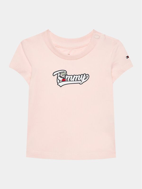 Tommy Hilfiger Tommy Hilfiger Тишърт KN0KN01623 Розов Regular Fit