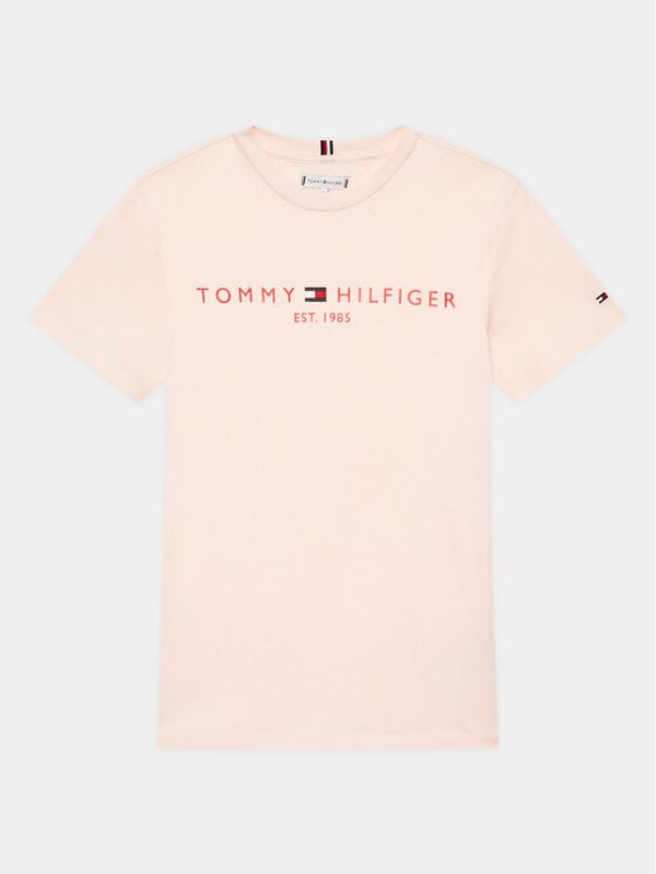 Tommy Hilfiger Tommy Hilfiger Тишърт KS0KS00397 D Розов Regular Fit