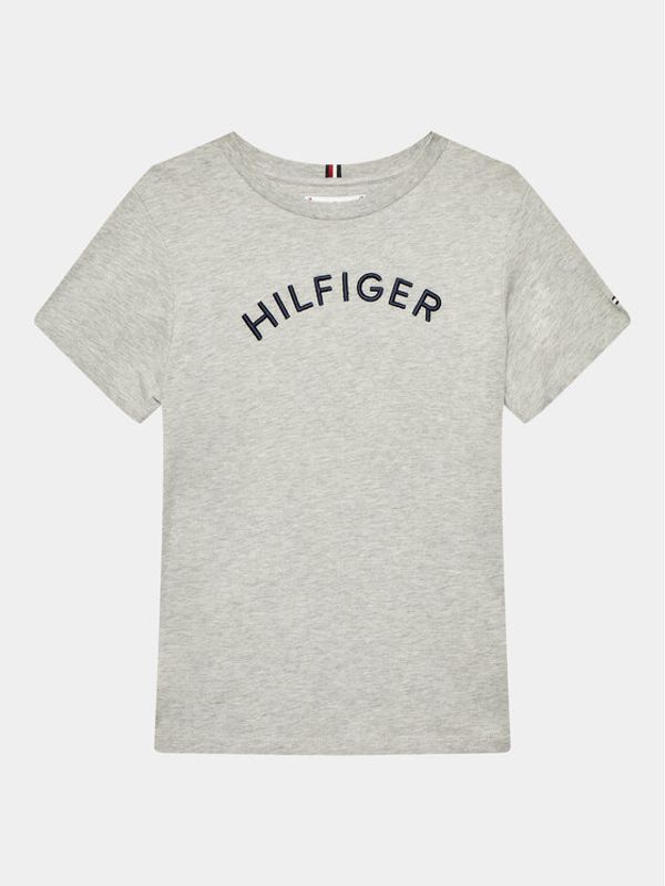 Tommy Hilfiger Tommy Hilfiger Тишърт KS0KS00401 D Сив Regular Fit