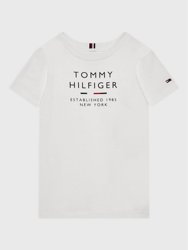 Tommy Hilfiger Tommy Hilfiger Тишърт Logo KB0KB08027 D Бял Regular Fit