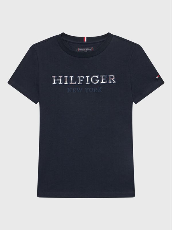 Tommy Hilfiger Tommy Hilfiger Тишърт Logo KB0KB08322 D Тъмносин Regular Fit