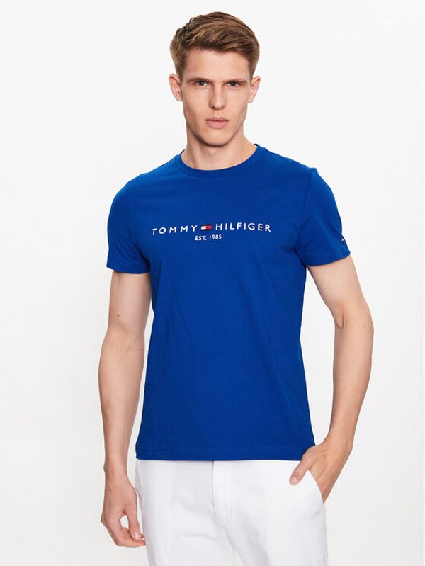 Tommy Hilfiger Tommy Hilfiger Тишърт Logo MW0MW11797 Тъмносин Slim Fit