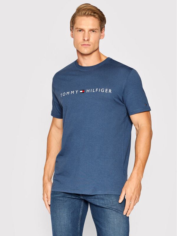 Tommy Hilfiger Tommy Hilfiger Тишърт Logo UM0UM01434 Син Regular Fit