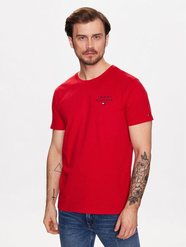 Tommy Hilfiger Tommy Hilfiger Тишърт Logo UM0UM02916 Червен Regular Fit