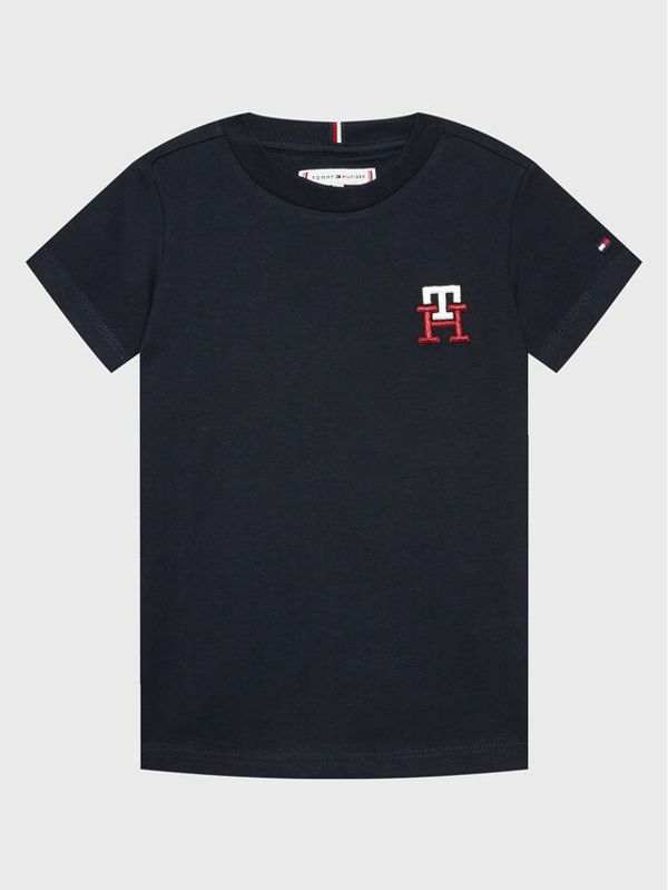 Tommy Hilfiger Tommy Hilfiger Тишърт Monogram KS0KS00293 D Тъмносин Regular Fit