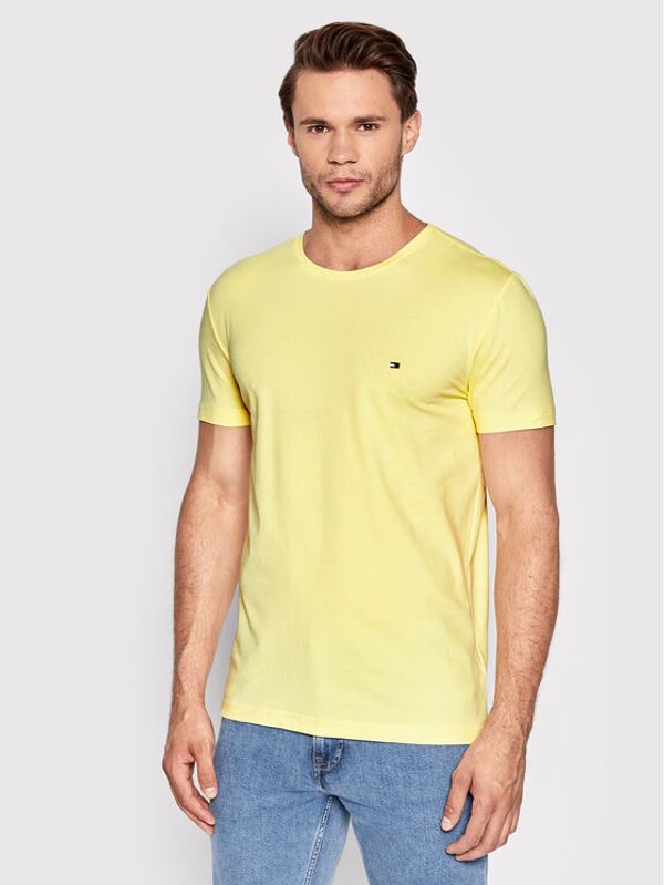Tommy Hilfiger Tommy Hilfiger Тишърт MW0MW10800 Жълт Regular Fit