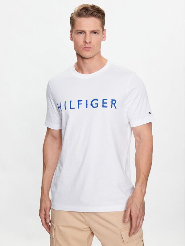 Tommy Hilfiger Tommy Hilfiger Тишърт MW0MW31518 Бял Regular Fit