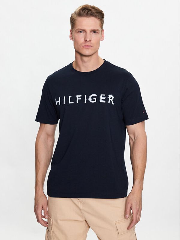 Tommy Hilfiger Tommy Hilfiger Тишърт MW0MW31518 Тъмносин Regular Fit