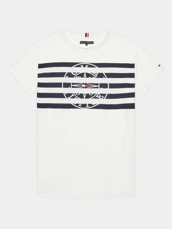 Tommy Hilfiger Tommy Hilfiger Тишърт Nautical KB0KB08205 D Бял Regular Fit