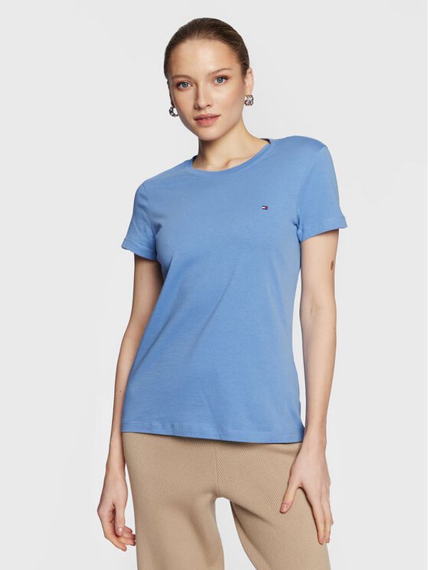 Tommy Hilfiger Tommy Hilfiger Тишърт New Crew WW0WW27735 Син Regular Fit