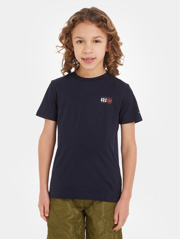 Tommy Hilfiger Tommy Hilfiger Тишърт New York Flag KB0KB08626 M Тъмносин Regular Fit
