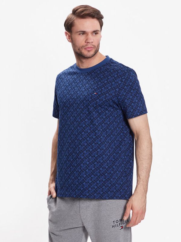 Tommy Hilfiger Tommy Hilfiger Тишърт Print MW0MW30056 Тъмносин Regular Fit