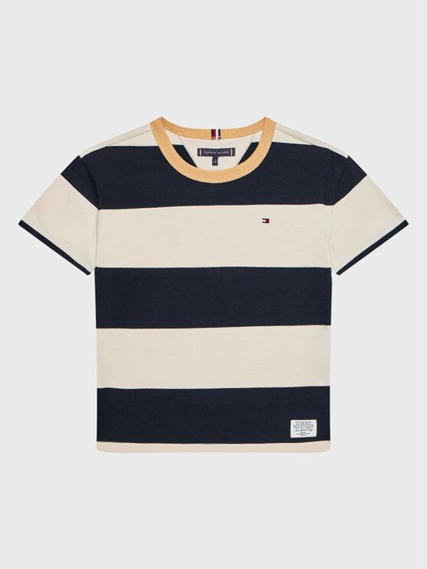 Tommy Hilfiger Tommy Hilfiger Тишърт Rugby Ringer KB0KB07870 D Цветен Regular Fit