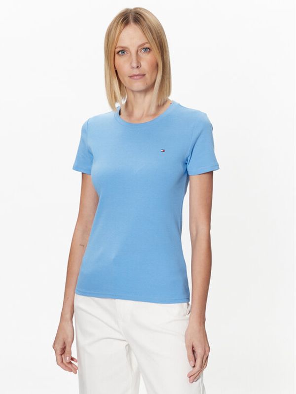 Tommy Hilfiger Tommy Hilfiger Тишърт Slim Cody WW0WW37882 Син Slim Fit