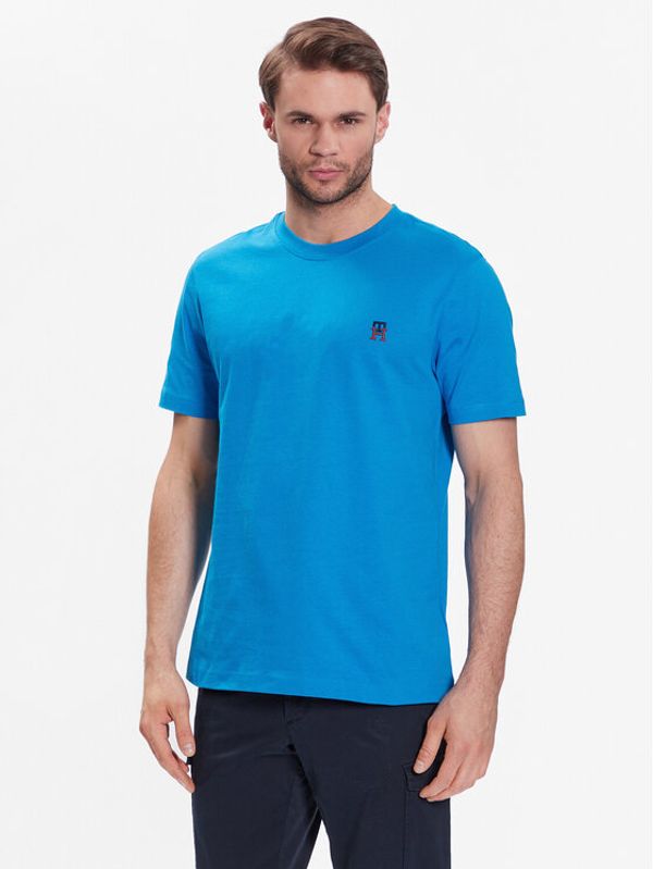 Tommy Hilfiger Tommy Hilfiger Тишърт Small Imd MW0MW30054 Син Regular Fit