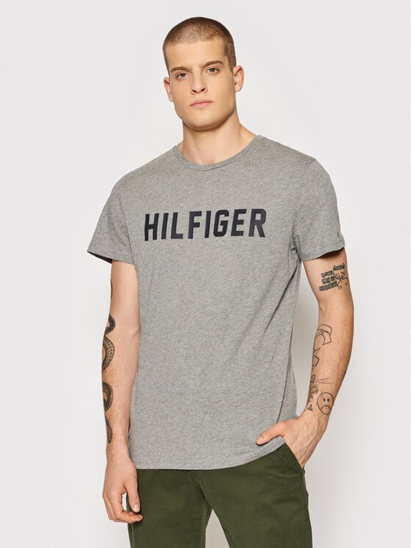 Tommy Hilfiger Tommy Hilfiger Тишърт Ss Tee UM0UM02011 Сив Regular Fit
