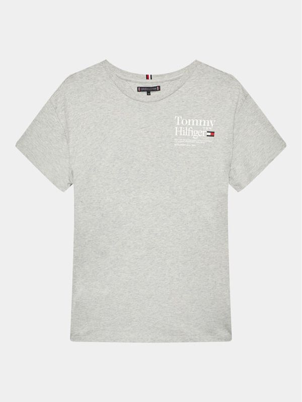 Tommy Hilfiger Tommy Hilfiger Тишърт Timeless KB0KB08211 D Сив Regular Fit