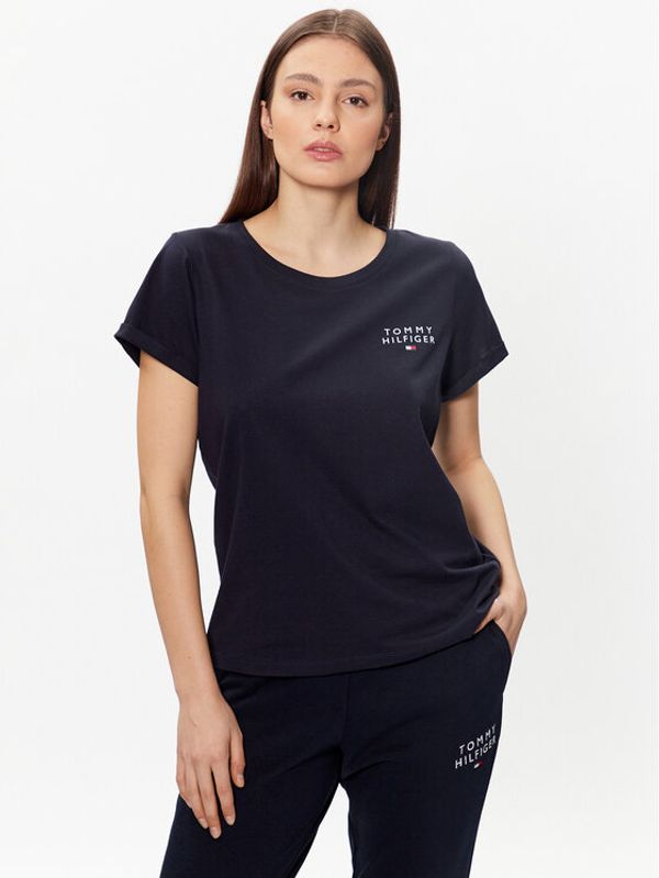 Tommy Hilfiger Tommy Hilfiger Тишърт UW0UW04525 Тъмносин Relaxed Fit