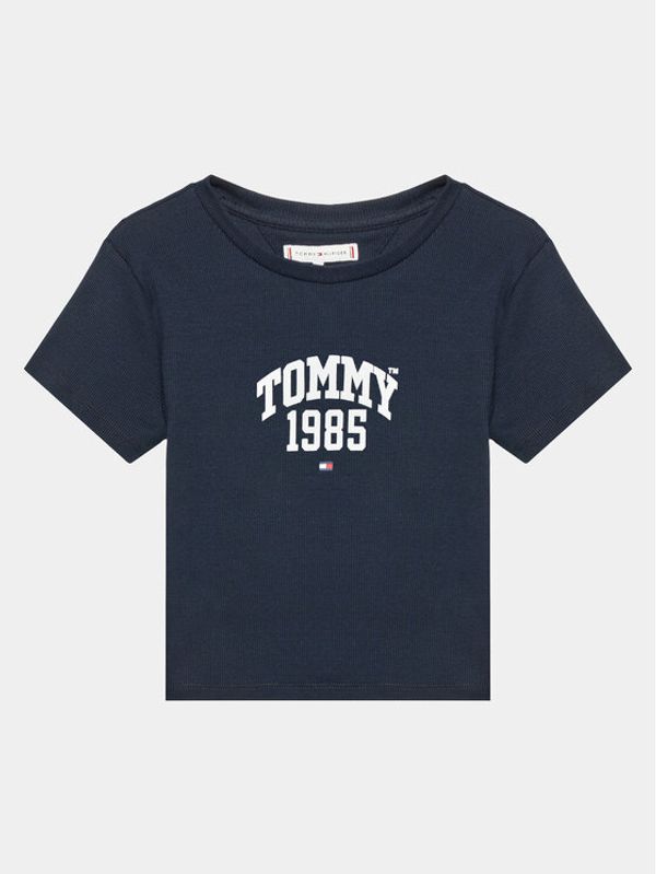 Tommy Hilfiger Tommy Hilfiger Тишърт Varsity KG0KG07211 D Тъмносин Regular Fit