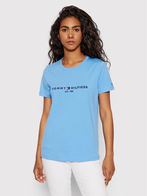 Tommy Hilfiger Tommy Hilfiger Тишърт WW0WW28681 Син Regular Fit