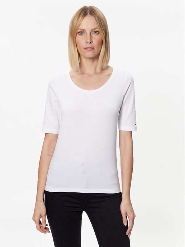 Tommy Hilfiger Tommy Hilfiger Тишърт WW0WW37858 Бял Modern Fit