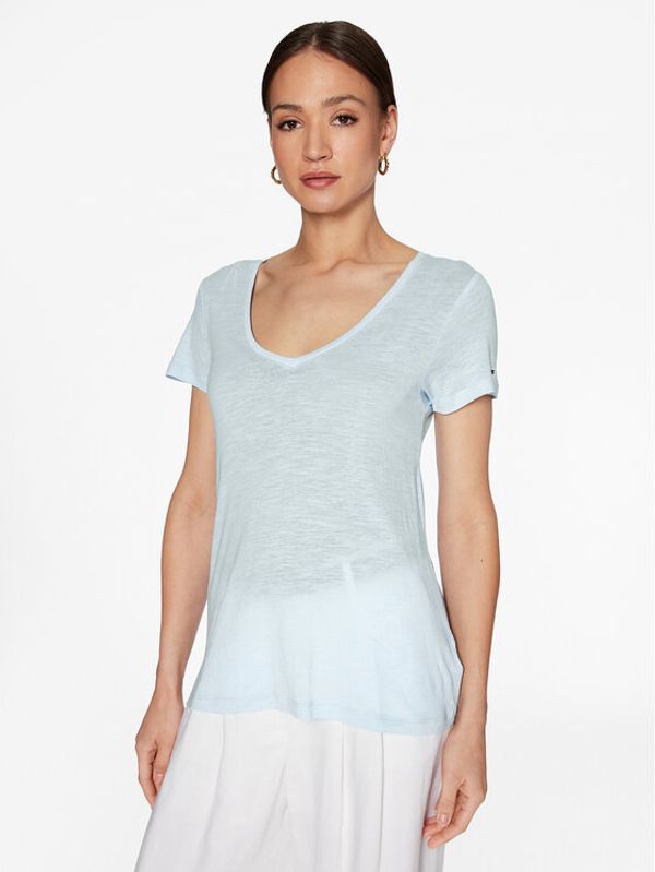 Tommy Hilfiger Tommy Hilfiger Тишърт WW0WW37862 Син Regular Fit