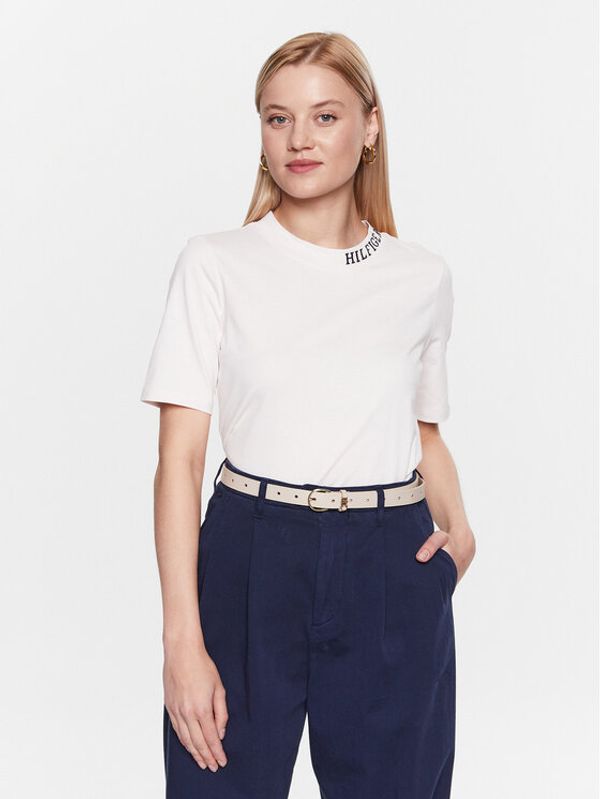 Tommy Hilfiger Tommy Hilfiger Тишърт WW0WW38865 Екрю Regular Fit