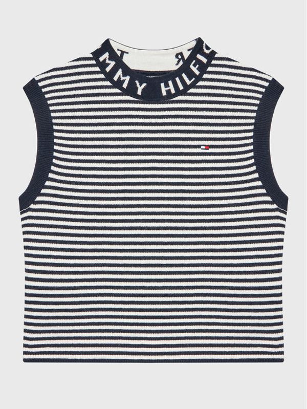 Tommy Hilfiger Tommy Hilfiger топ KG0KG06800 Тъмносин Regular Fit
