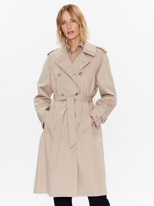 Tommy Hilfiger Tommy Hilfiger Тренч WW0WW36960 Бежов Regular Fit