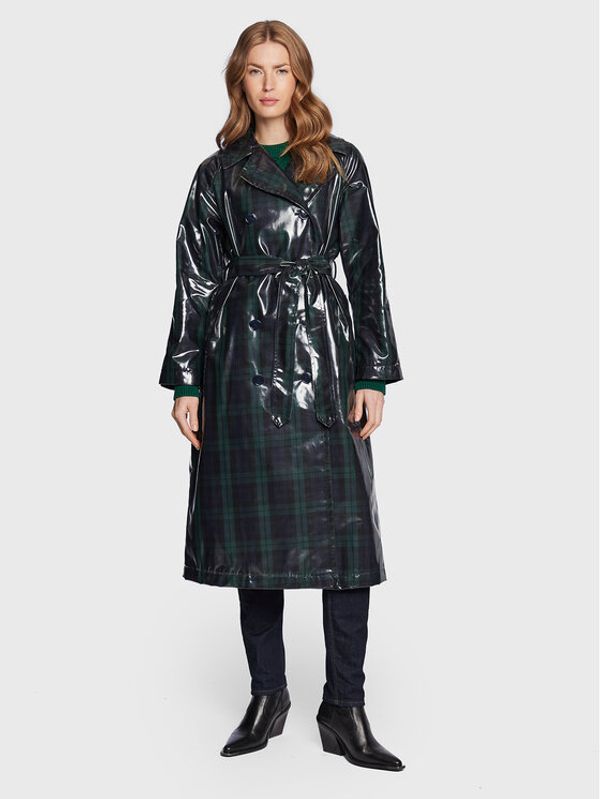 Tommy Hilfiger Tommy Hilfiger Тренч WW0WW36964 Зелен Regular Fit