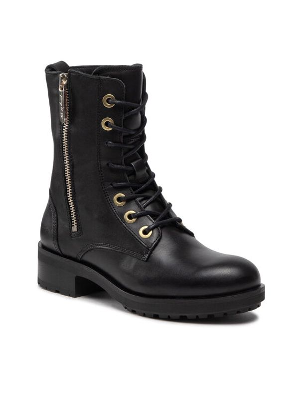 Tommy Hilfiger Tommy Hilfiger Туристически oбувки Essentials Biker Boot FW0FW06800 Черен