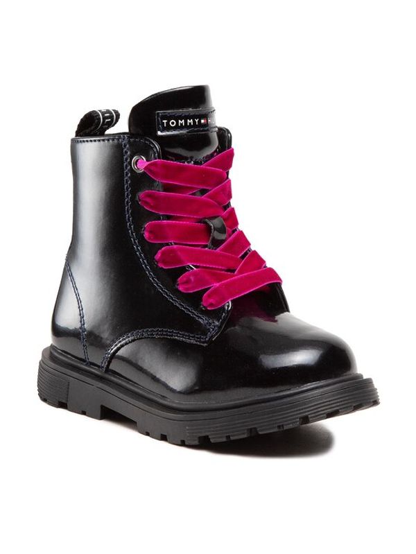 Tommy Hilfiger Tommy Hilfiger Туристически oбувки Lace-Up Bootie T1A5-32371-1237 S Тъмносин
