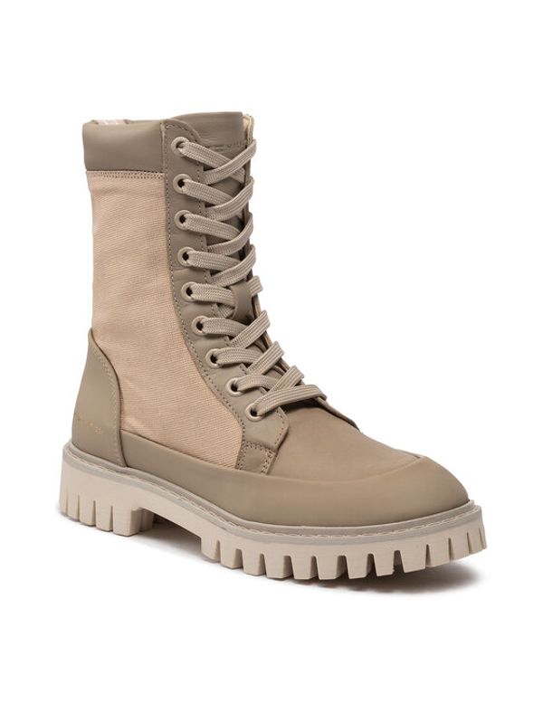 Tommy Hilfiger Tommy Hilfiger Туристически oбувки Th Casual Lace Up Boot FW0FW06549 Бежов
