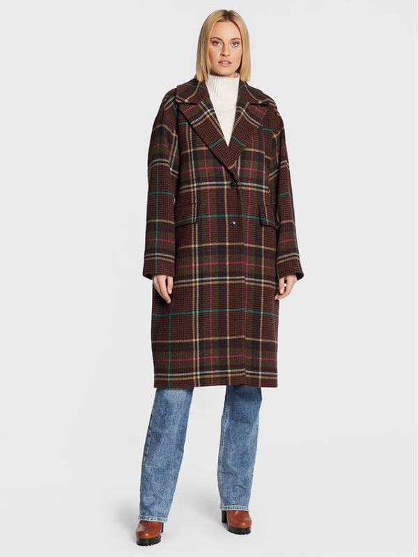 Tommy Hilfiger Tommy Hilfiger Вълнено палто WW0WW35965 Кафяв Regular Fit