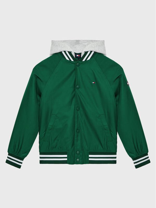 Tommy Hilfiger Tommy Hilfiger Яке бомбър KB0KB07993 D Зелен Regular Fit