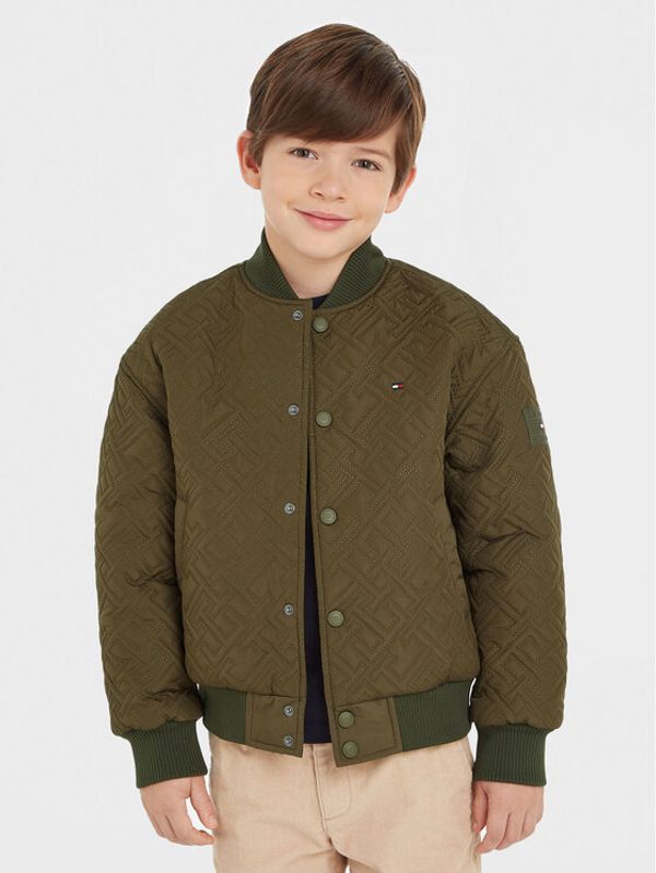 Tommy Hilfiger Tommy Hilfiger Яке бомбър KB0KB08565 Зелен Regular Fit