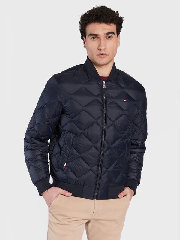 Tommy Hilfiger Tommy Hilfiger Яке бомбър Quilted MW0MW29006 Тъмносин Regular Fit