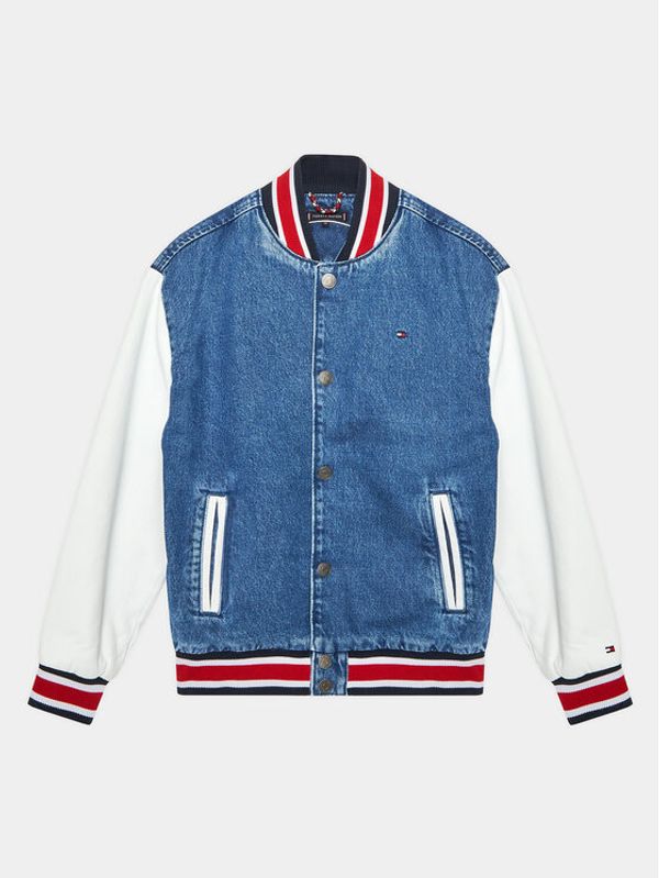 Tommy Hilfiger Tommy Hilfiger Яке бомбър Varsity KB0KB08137 D Син Regular Fit