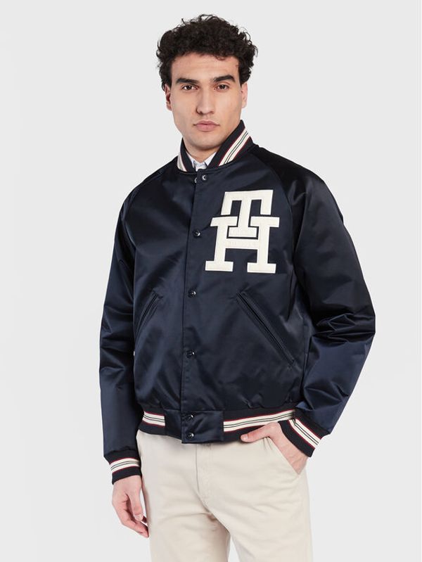Tommy Hilfiger Tommy Hilfiger Яке бомбър Varsity MW0MW29017 Тъмносин Regular Fit