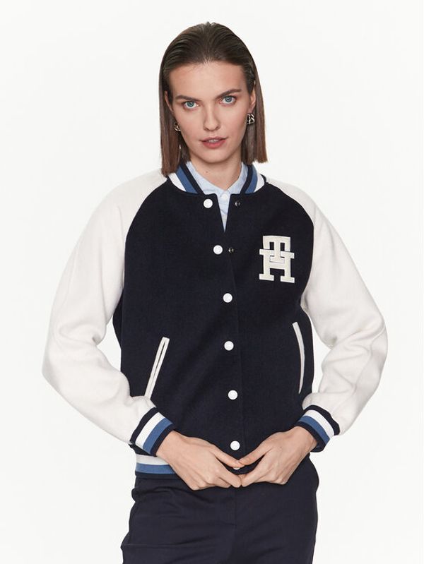Tommy Hilfiger Tommy Hilfiger Яке бомбър Varsity WW0WW38112 Тъмносин Regular Fit