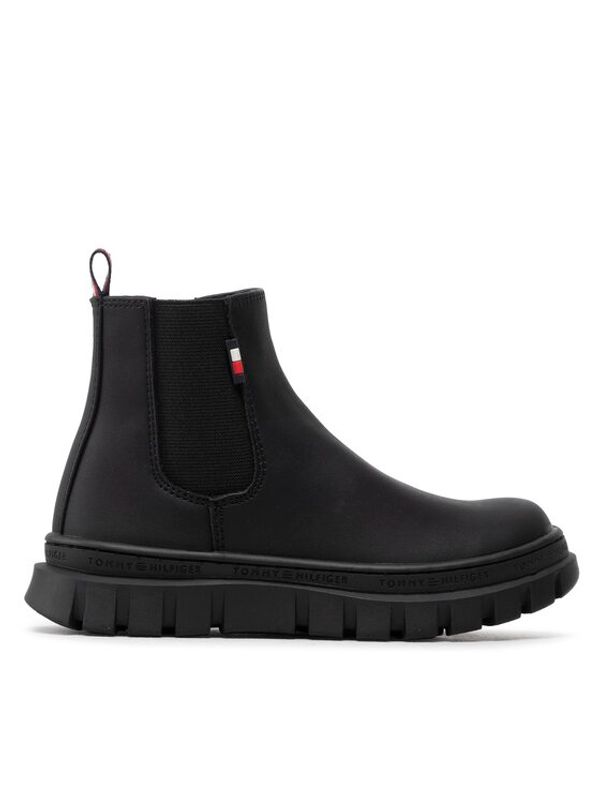 Tommy Hilfiger Tommy Hilfiger Зимни обувки Chelsea Boot T3B5-32516-1355 M Черен
