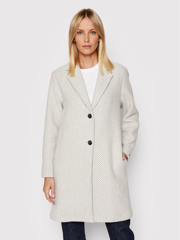 Tommy Hilfiger Tommy Hilfiger Зимно палто Herringbone WW0WW32566 Сив