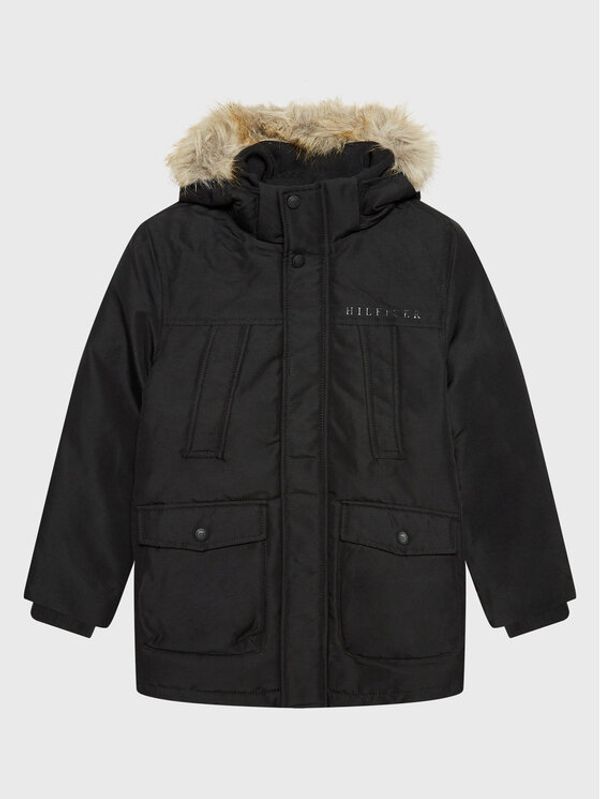 Tommy Hilfiger Tommy Hilfiger Зимно яке Tech KB0KB07737 D Черен Regular Fit