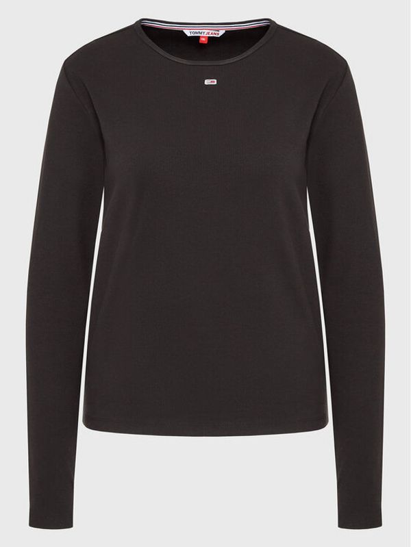 Tommy Jeans Curve Tommy Jeans Curve Блуза Essential DW0DW15107 Черен Regular Fit