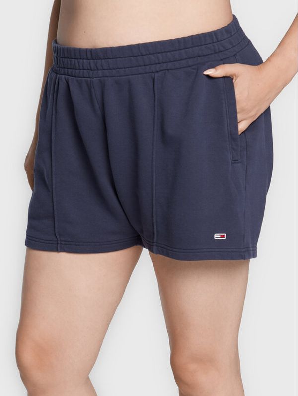 Tommy Jeans Curve Tommy Jeans Curve Спортни шорти Cry DW0DW12975 Тъмносин Relaxed Fit