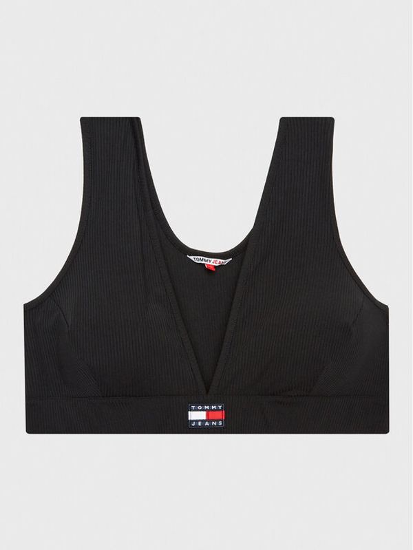 Tommy Jeans Curve Tommy Jeans Curve Сутиен-топ Badge DW0DW15105 Черен