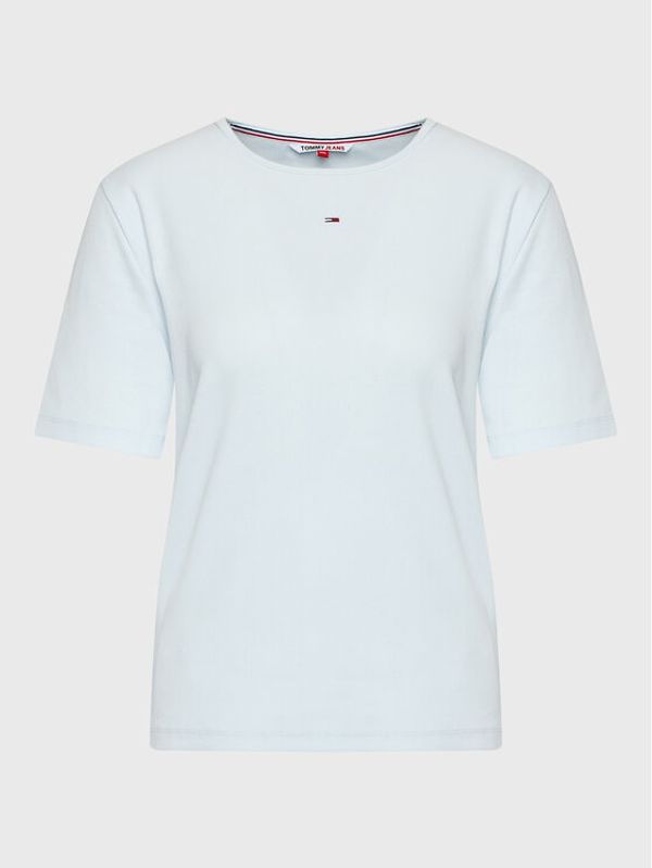 Tommy Jeans Curve Tommy Jeans Curve Тишърт DW0DW15108 Син Regular Fit