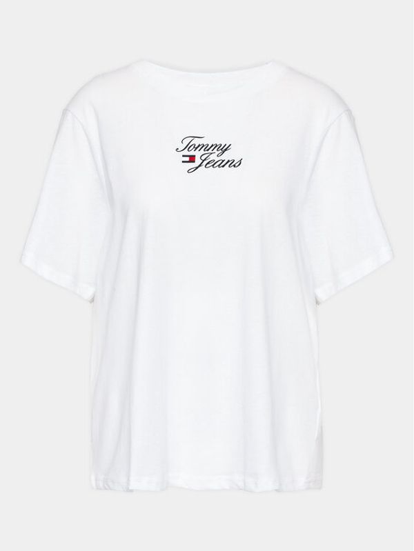 Tommy Jeans Curve Tommy Jeans Curve Тишърт DW0DW15687 Бял Regular Fit