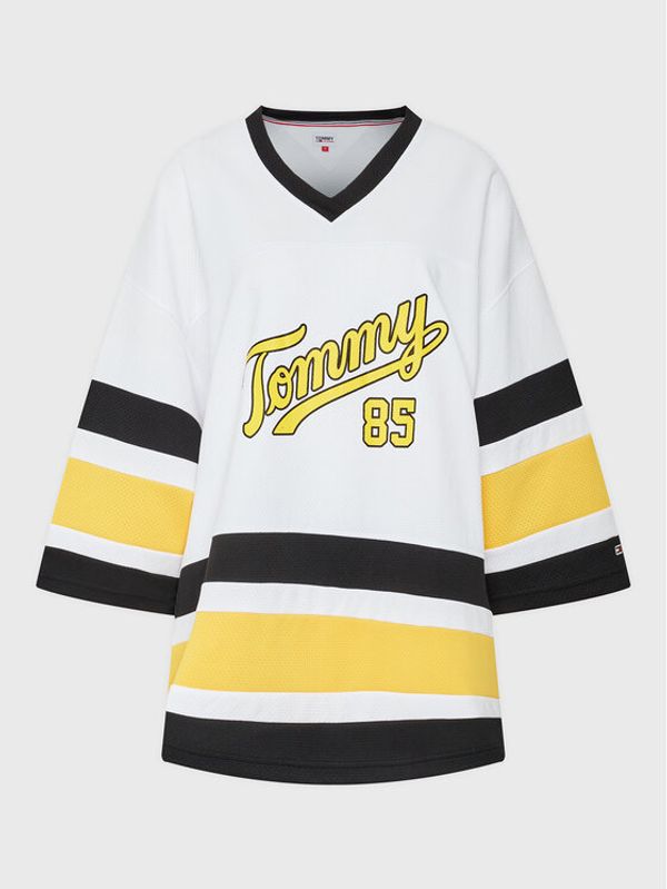 Tommy Jeans Tommy Jeans Блуза Collegiate 85 DW0DW14862 Бял Oversize